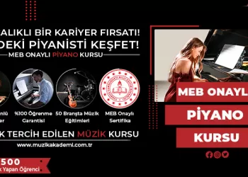 MEB Onaylı Piyano Kursu Fiyatları - Erken Kayıtta %50 İndirim