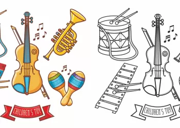 Enstrüman Boyama Kitabı