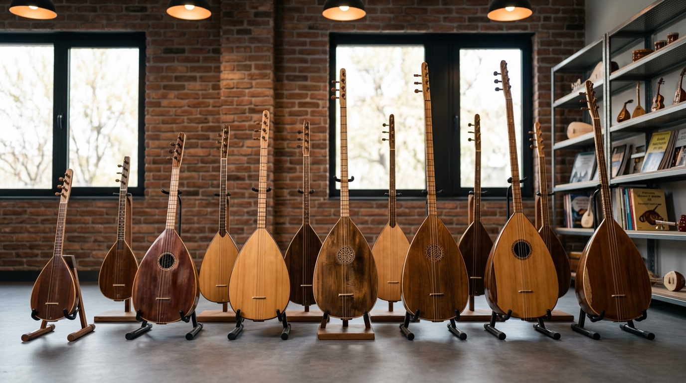 bağlama türleri için kısa sap ve uzun sap modellerin karşılaştırılması